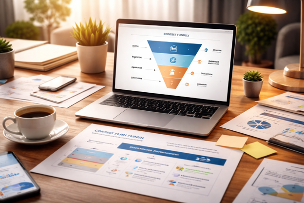 Building a multi-phase contest funnel